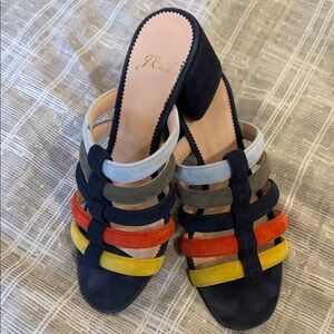 J. Crew Penny Women's Multicolor Strappy Mules